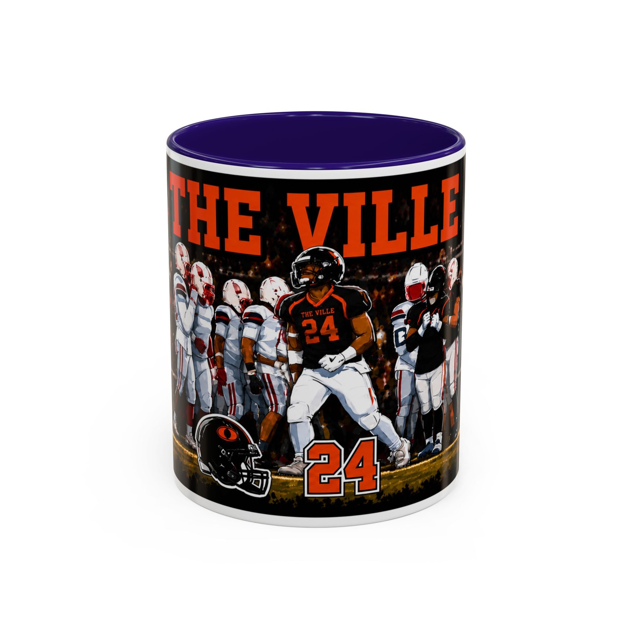 The Ville Football Team Mug — Custom Player Number 24 Coffee Cup (11oz/15oz)