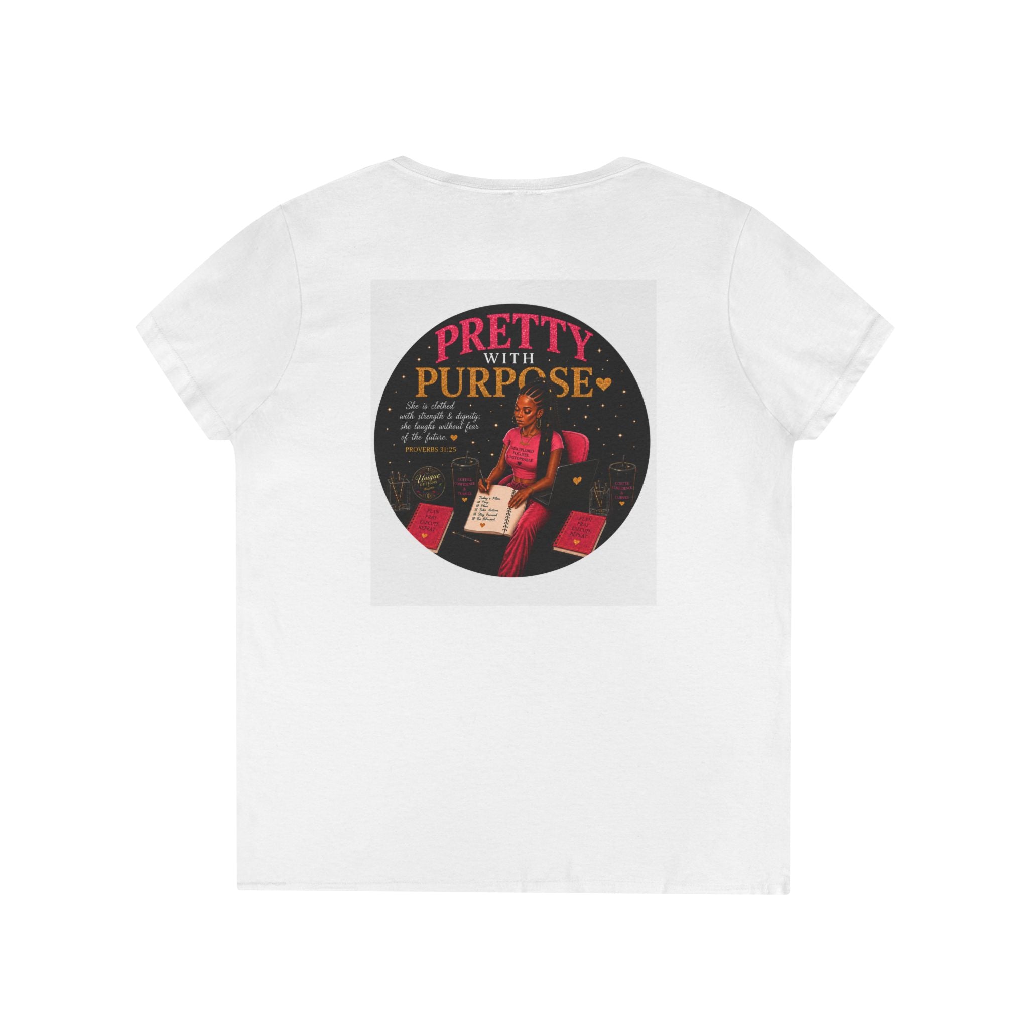 Pretty With Purpose - V-Neck Tee