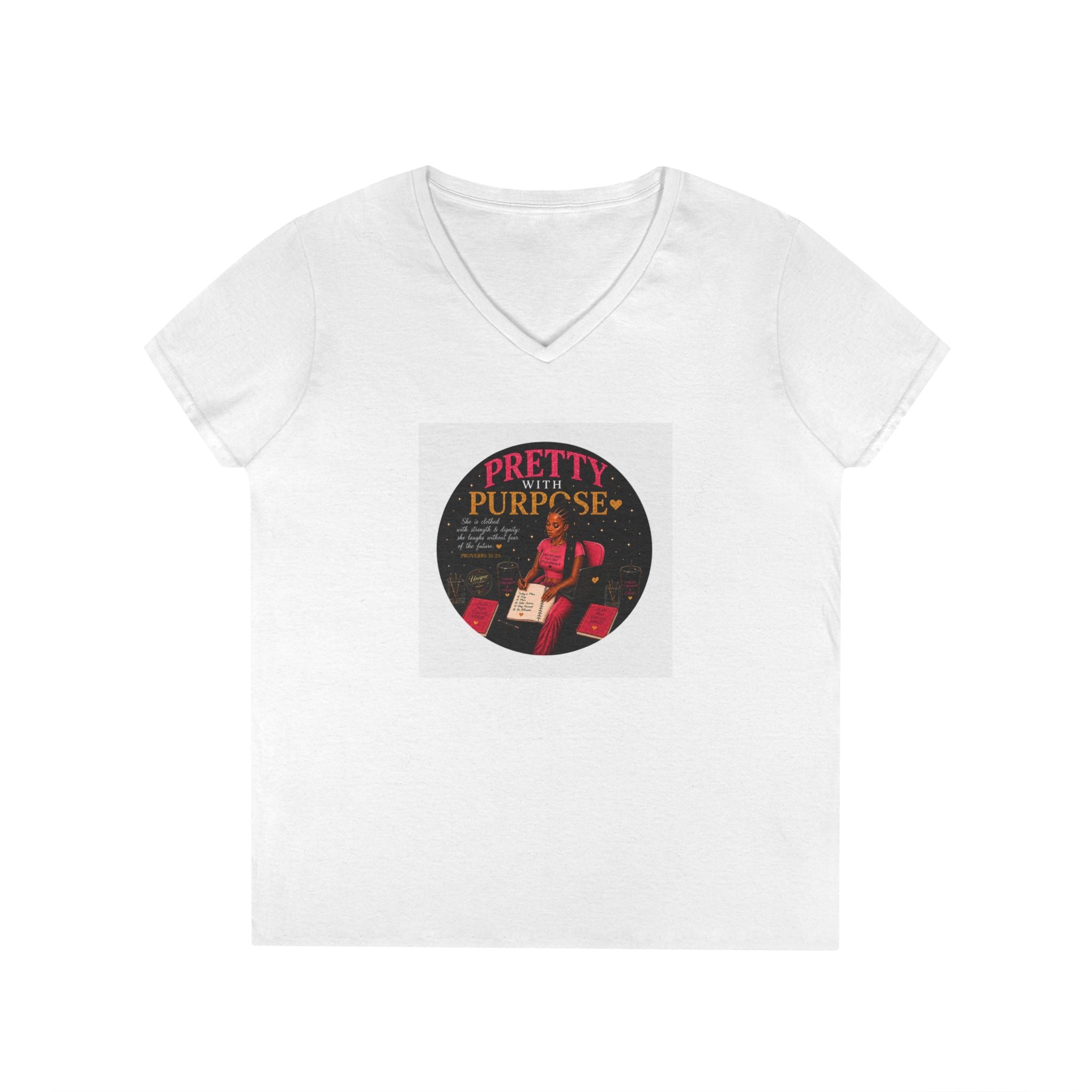 Pretty With Purpose - V-Neck Tee