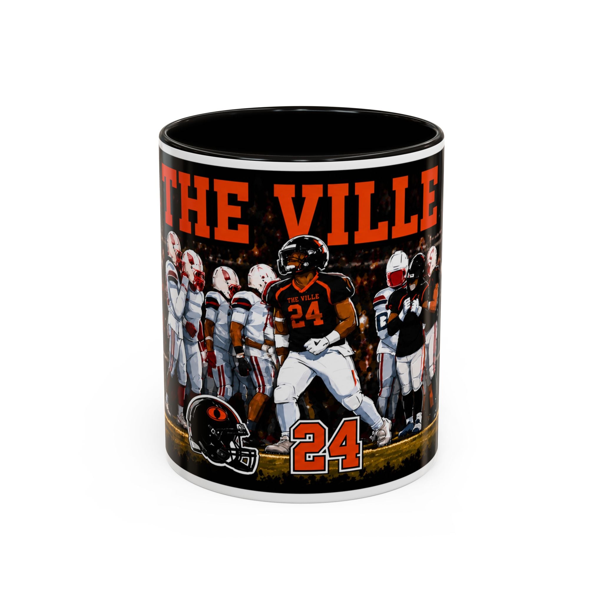 The Ville Football Team Mug — Custom Player Number 24 Coffee Cup (11oz/15oz)