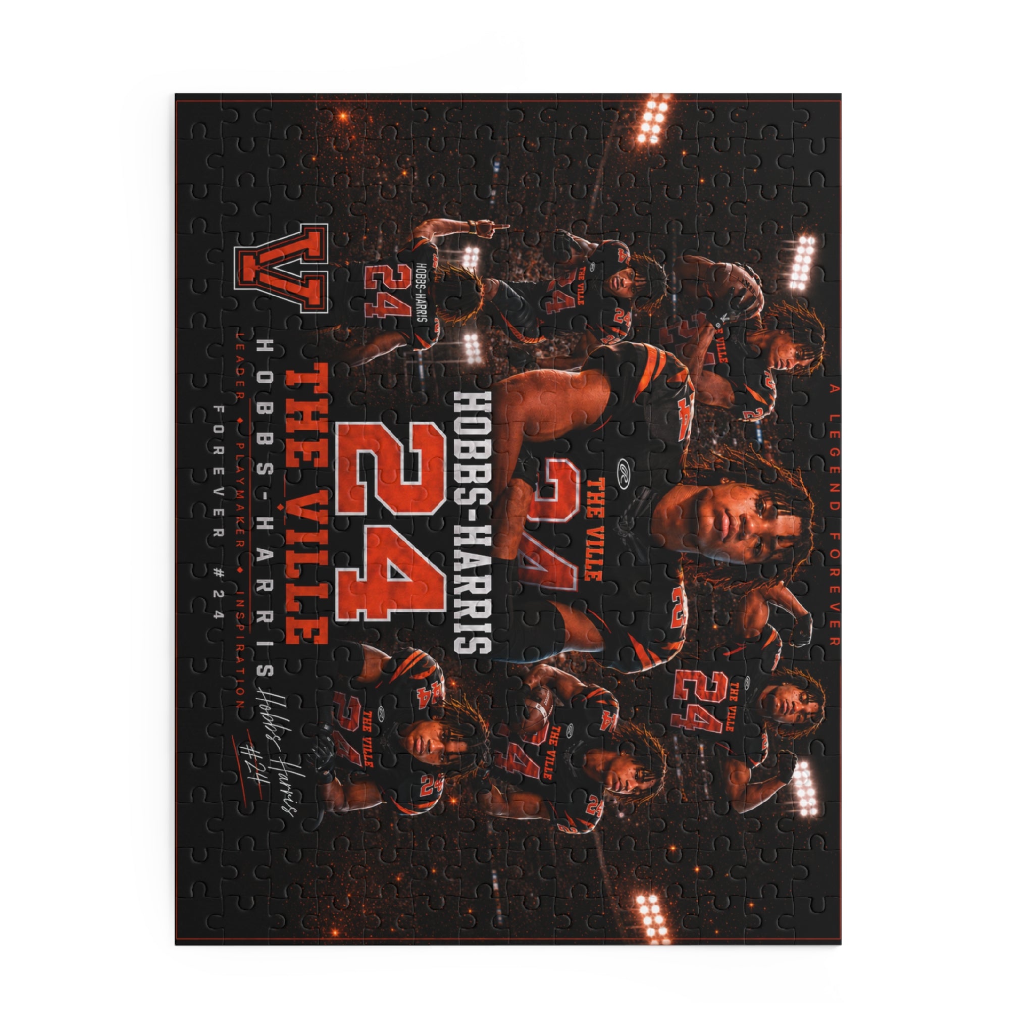 Hobbs-Harris #24 'The Ville' Football Puzzle – Team Collage (120/252/500 pc)