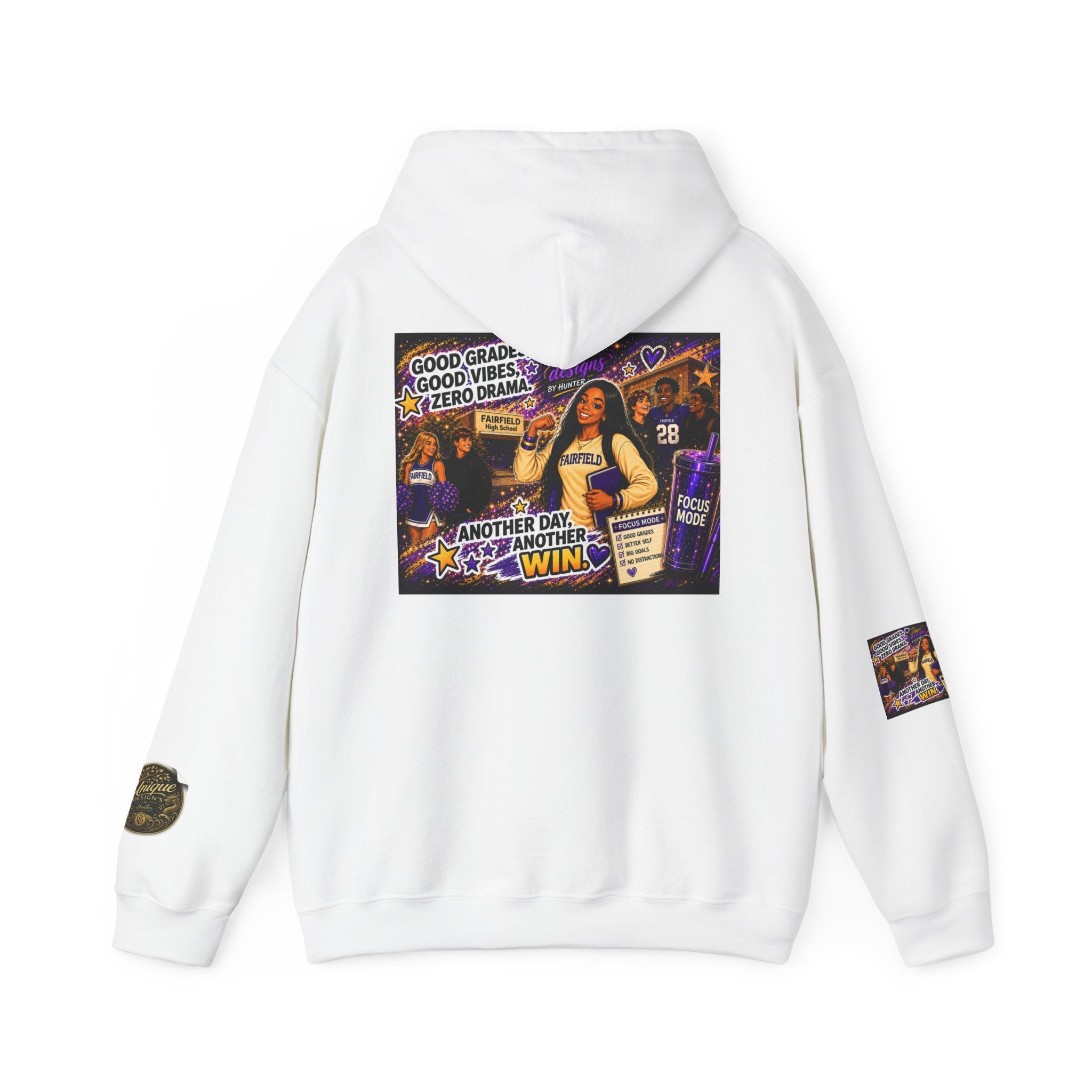 OLIVIA Collection Line Hoodie — 'Another Day, Another Win' Motivational Lakers Fan Hoodie