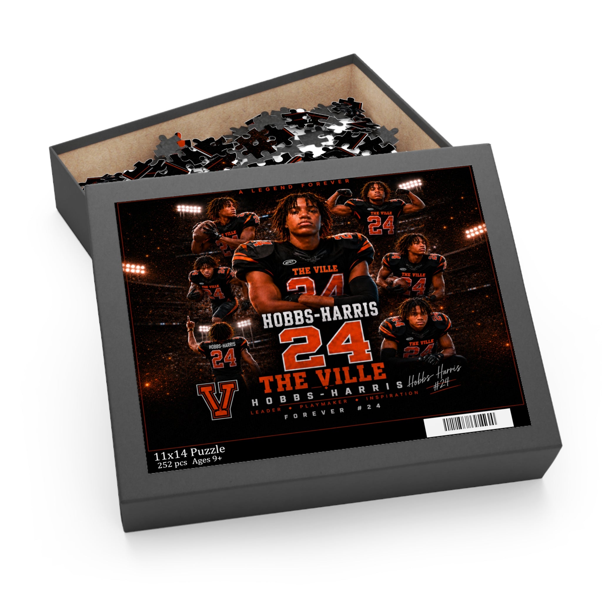 Hobbs-Harris #24 'The Ville' Football Puzzle – Team Collage (120/252/500 pc)