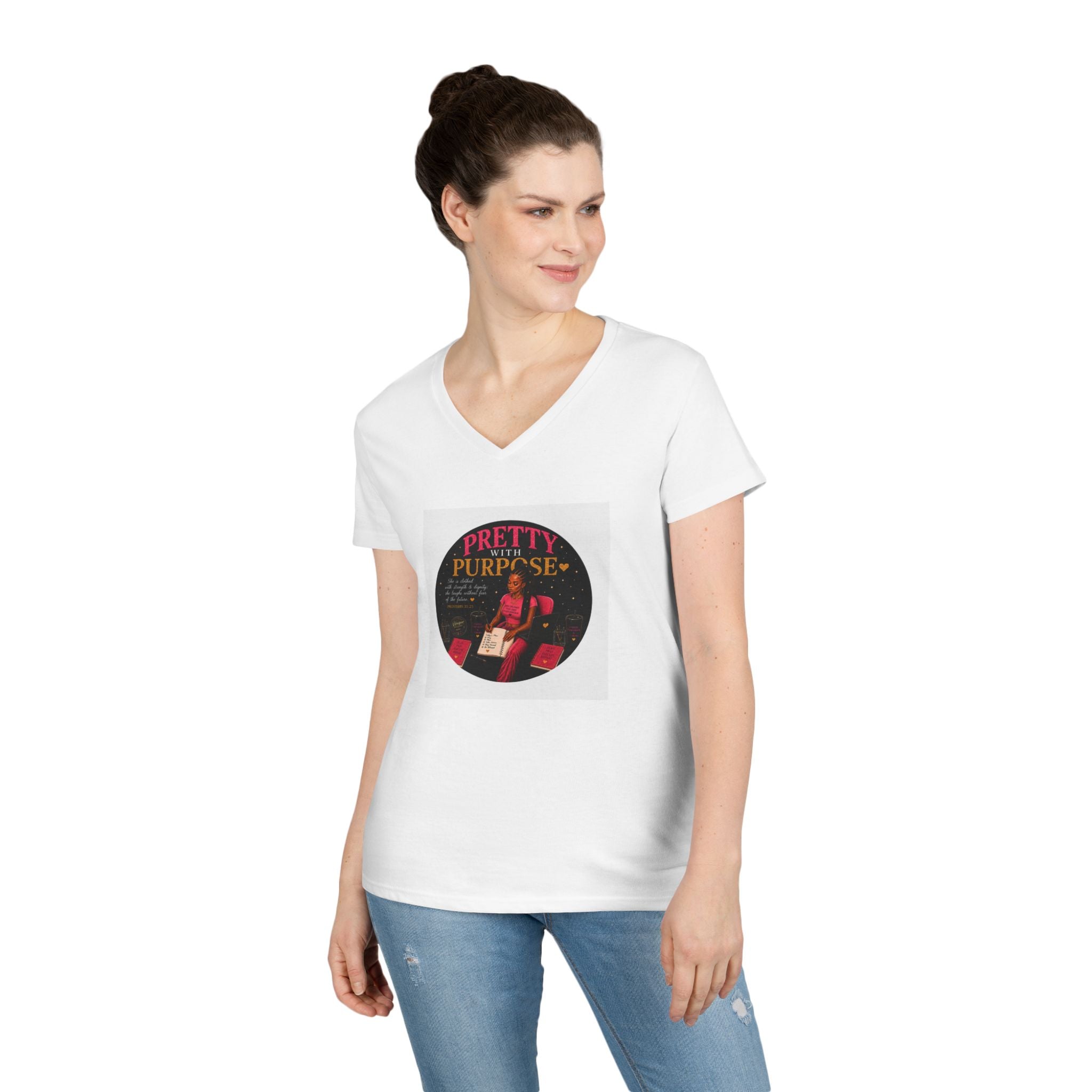 Pretty With Purpose - V-Neck Tee