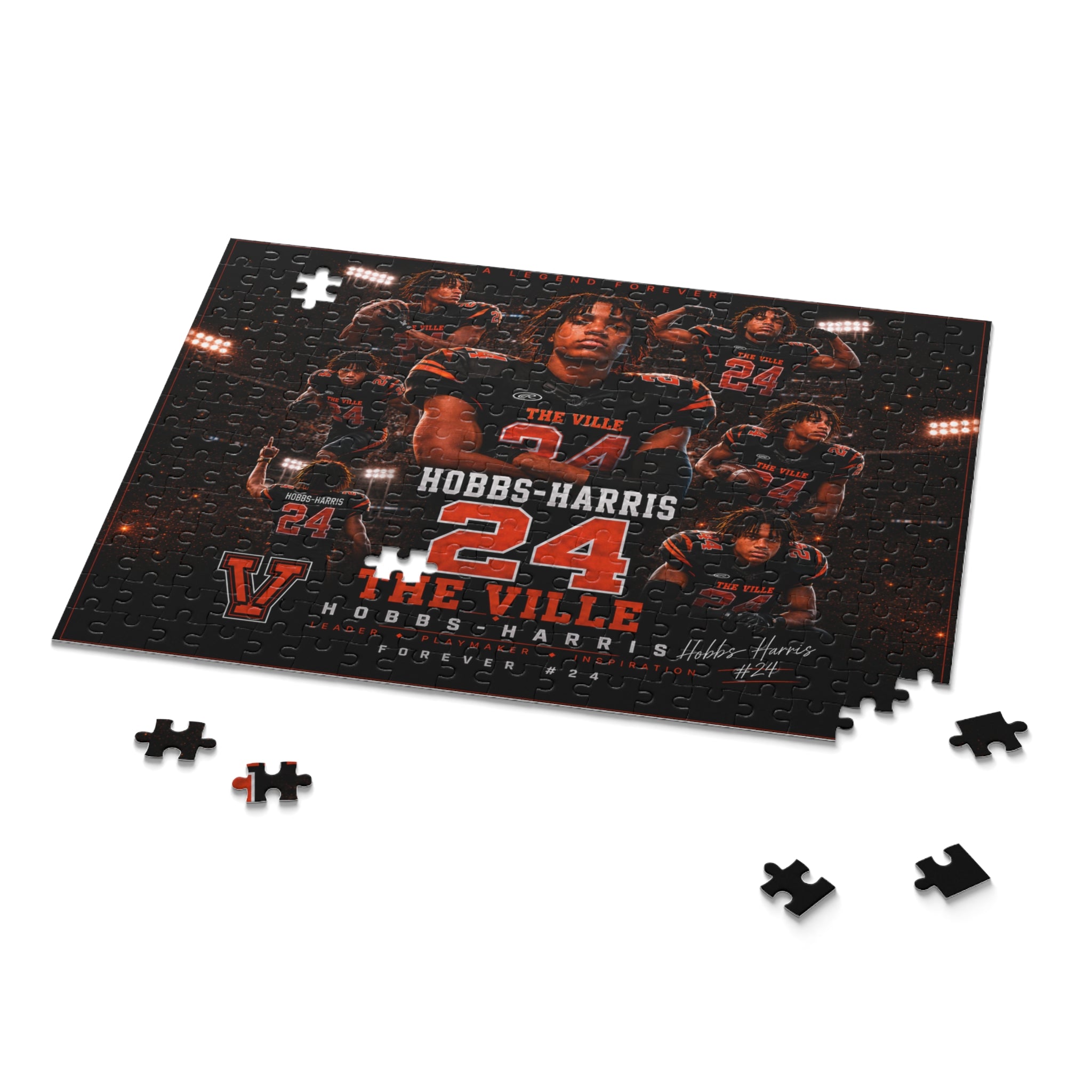 Hobbs-Harris #24 'The Ville' Football Puzzle – Team Collage (120/252/500 pc)