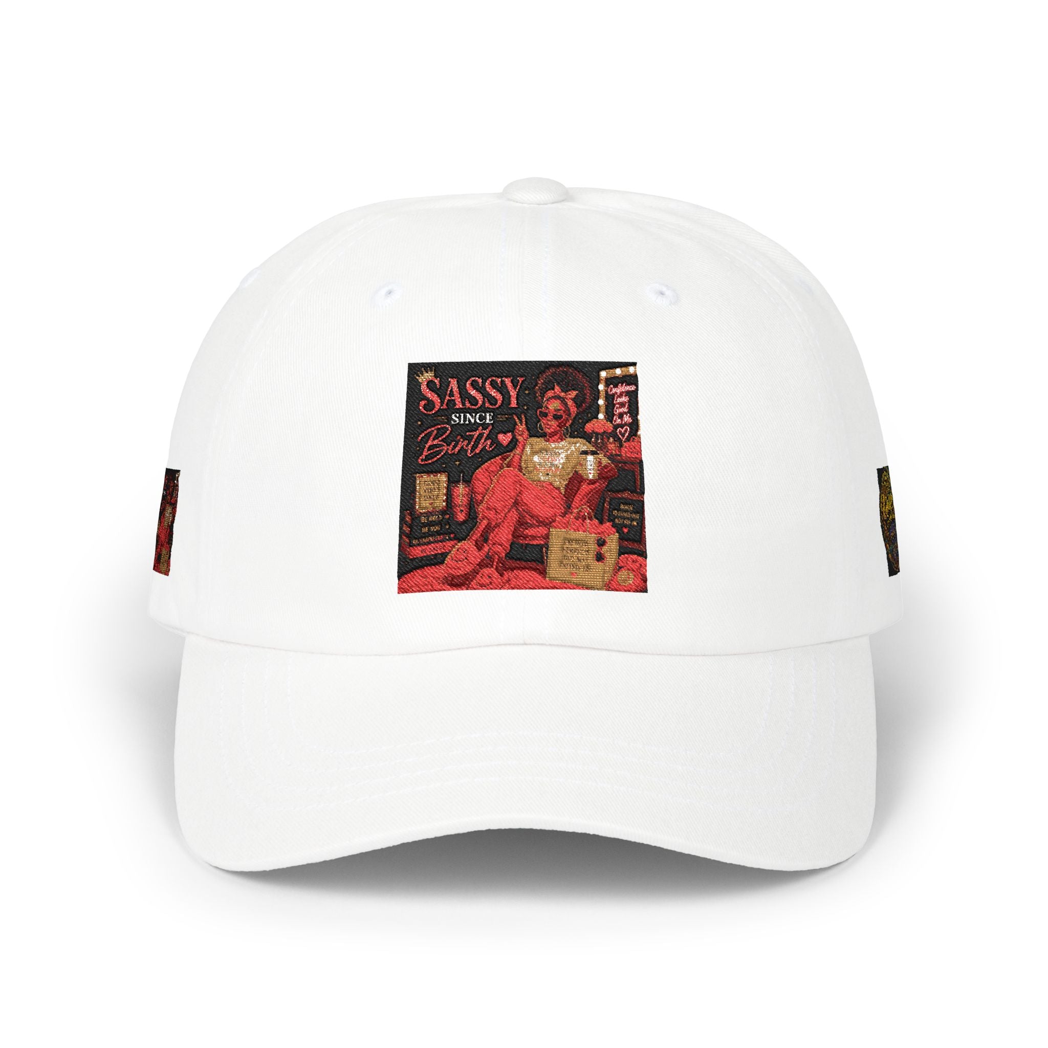 Sassy but Classy -a bit sassy cap