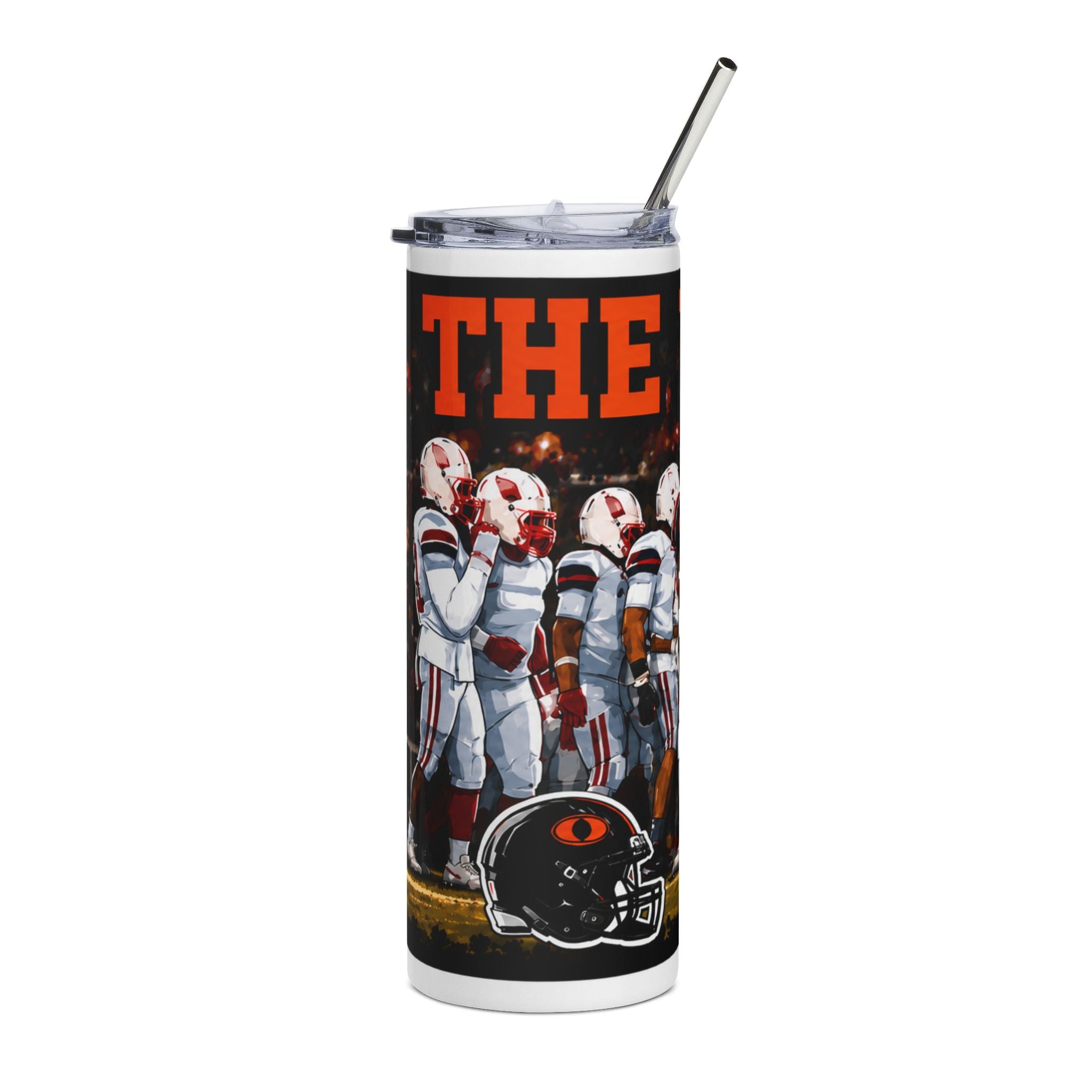The Ville Football Team 20oz Stainless Steel Tumbler — "The Ville 24 Drive, Ambition High School"