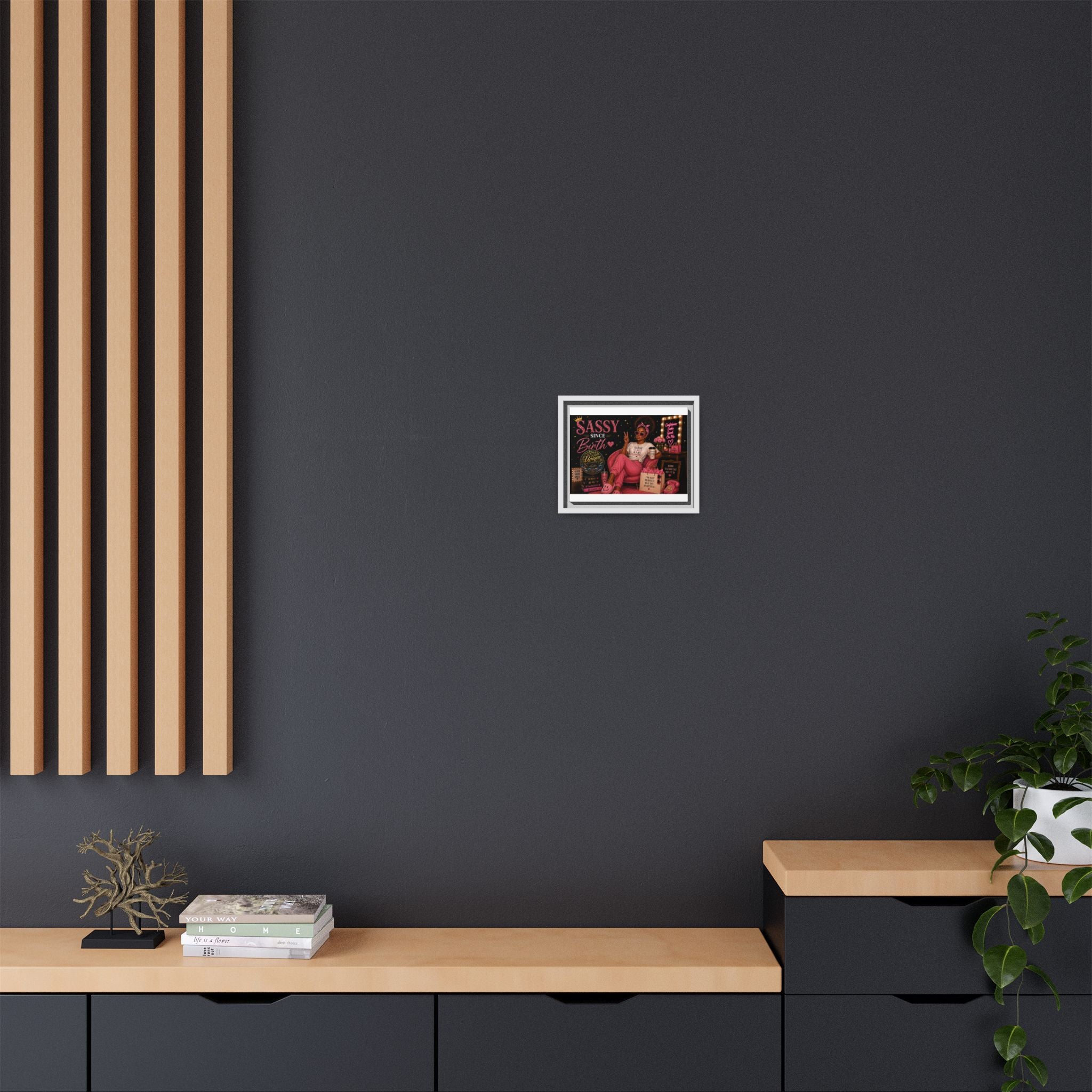 Sassy but Classy - Matte Canvas, Framed (Multi-color)