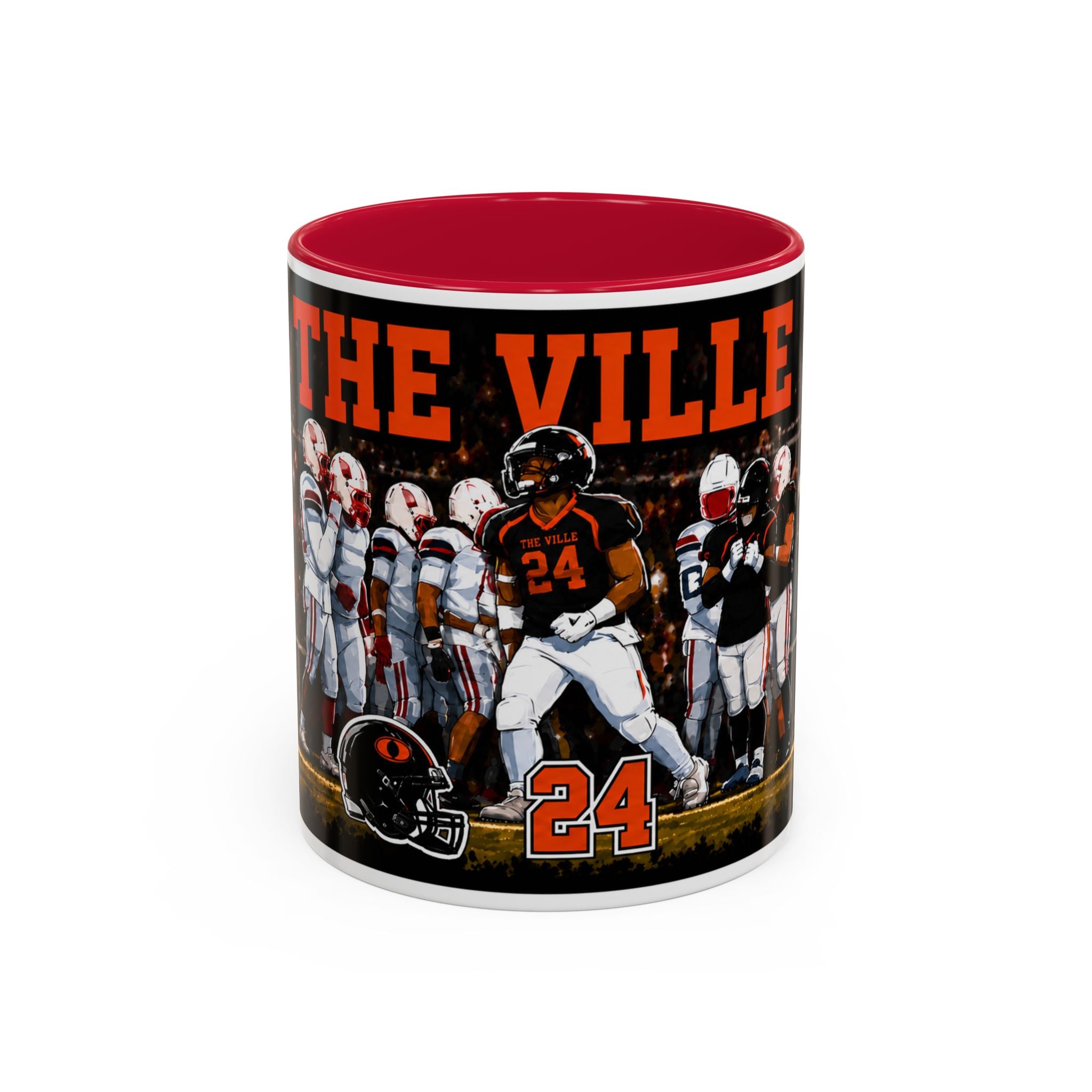 The Ville Football Team Mug — Custom Player Number 24 Coffee Cup (11oz/15oz)