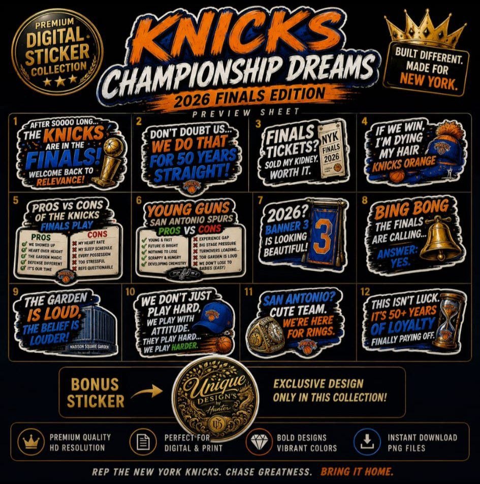 Knicks stickers